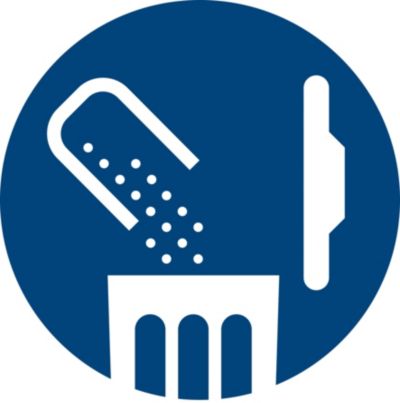 Posuda za prašinu se može lako skinuti i isprazniti