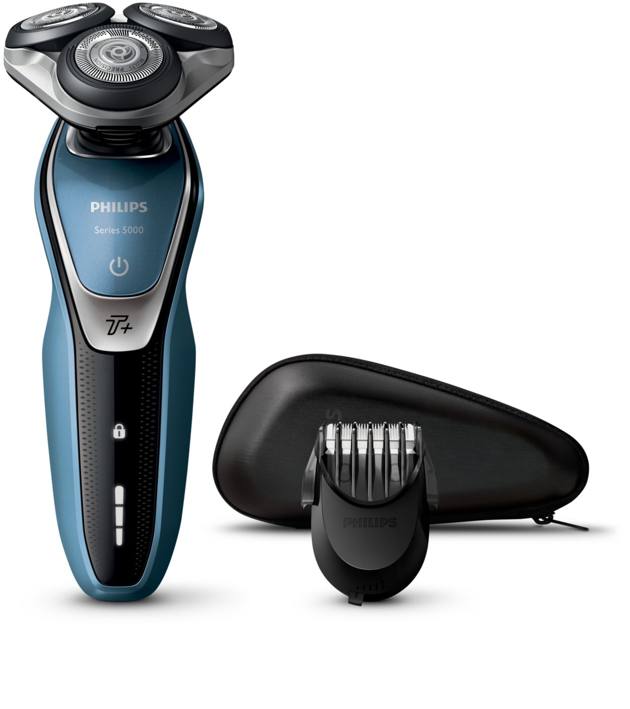 Rasoio Elettrico Philips Serie 5000 - Rasoio Elettrico Da Uomo Wet & Dry In  Blu Metallizzato Con Rifinitore Di Precisione E Custodia Da Viaggio Morbida  (modello S5465/18) -  - Offerte E Coupon: #BESLY!