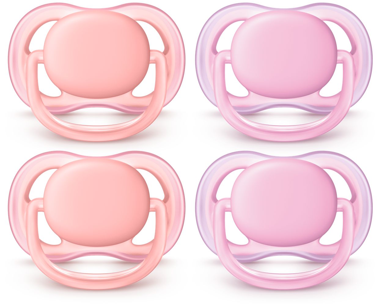 A light, breathable pacifier