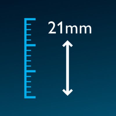 High precision length settings (intervals of 2mm)