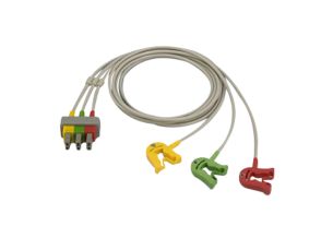 3-adrig, abgeschirmt, Sicherheit, Clip Elektrodenkabel