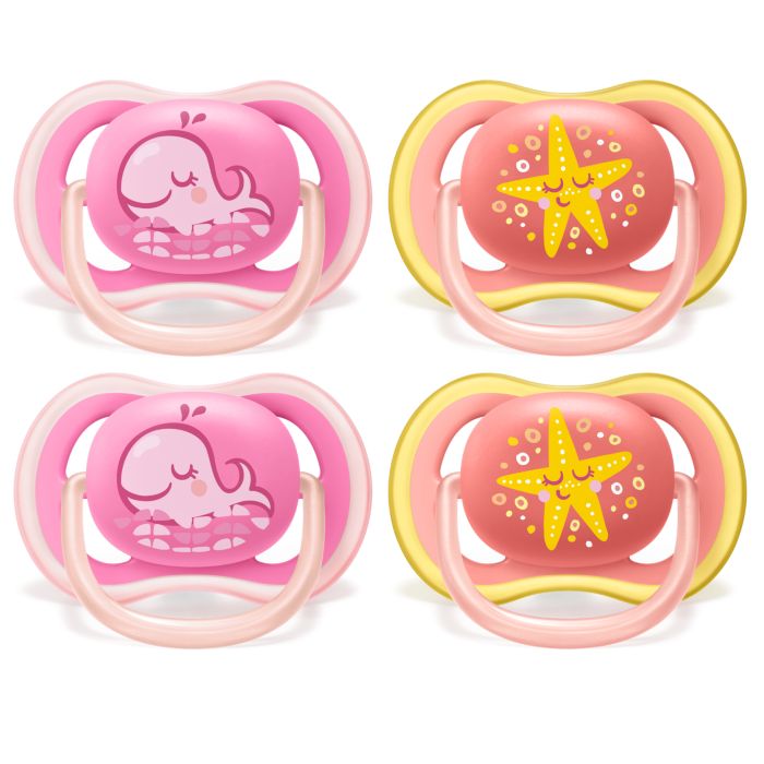 A light, breathable pacifier