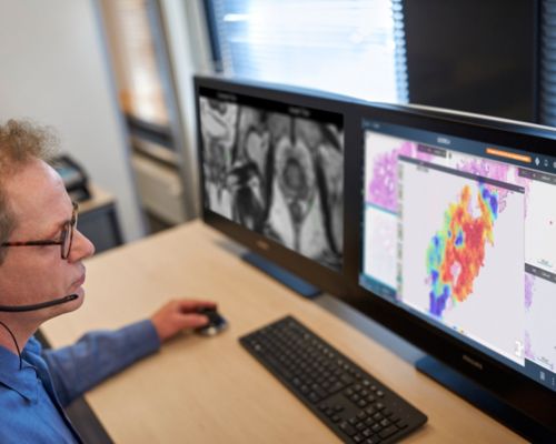 Persons working with pathology screen