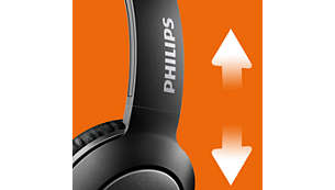 BASS+ Wireless On Ear Headphone with mic SHB3075BK/27 | Philips BASS+ Wireless On Ear Headphone with mic SHB3075BK/27 | Philips