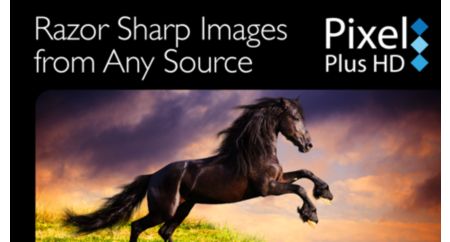 Pixel Plus HD for better details, depth and clarity