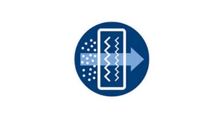 Filter captures &gt; 99% of particles as small as 0.004um*