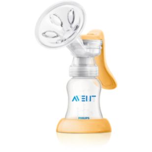 Manual breast pump