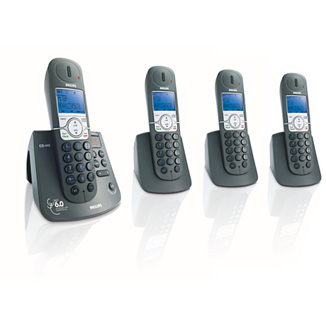 CD4454Q/37  Cordless phone answer machine