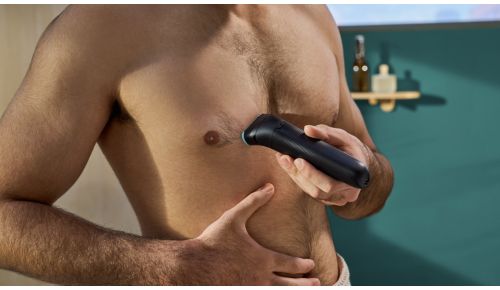 Glat, tæt barbering ned til 0,2 mm i længden