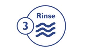 3. korak: ispiranje