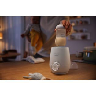 Avent Premium Fast bottle warmer for even warming