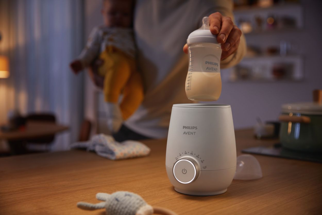 PHILIPS Avent Scf358/00 Scaldabiberon Per Un Riscaldamento Rapido E  Uniforme Di Latte E Alimenti Per Bambini, Bianco