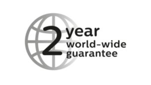 2-year guarantee, worldwide voltage