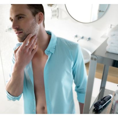 Barba perfeita, menos bagunça