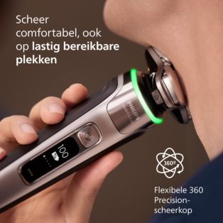 i9000 Prestige Wet&Dry elektrisch scheerapparaat met SkinIQ