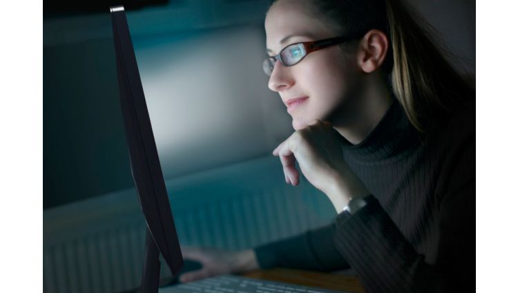 SoftBlue Technology: for comfortable viewing