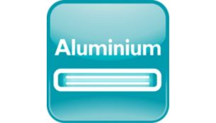 High-quality aluminium housing