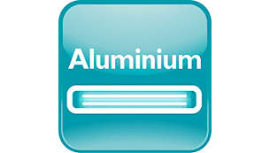 High-quality aluminium housing