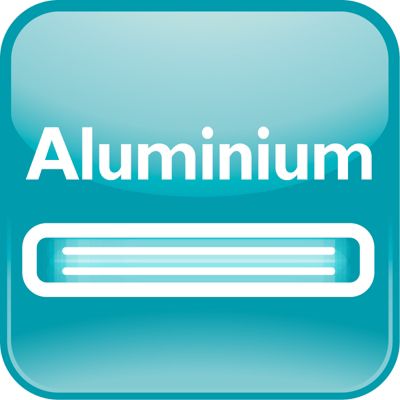 High-quality aluminium housing
