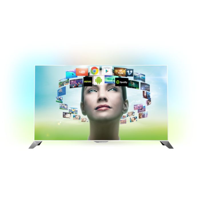 Ultraschlanker Full HD-Fernseher powered by Android