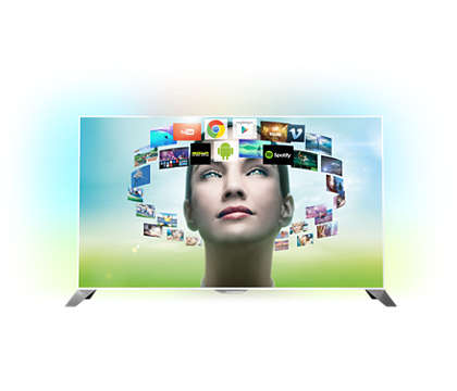 Ultraschlanker Full HD-Fernseher powered by Android