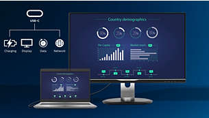 Monitor LCD monitor with USB-C docking 276B1/27 | Philips Monitor LCD monitor with USB-C docking 276B1/27 | Philips
