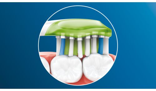 Up to 4 x more surface contact** for an effortless deep clean