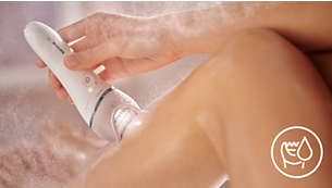 ללא כבל, מתאים לשימוש על עור רטוב ויבש באמבטיה או במקלחת