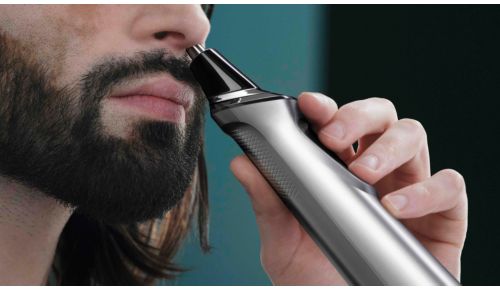 Næse- og ørehårstrimmer, fjern uønskede hårstrå smertefrit