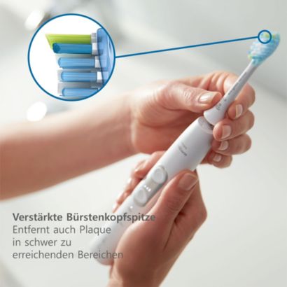 Bis zu 10 x mehr Plaque-Entfernung* für hervorragende Ergebnisse