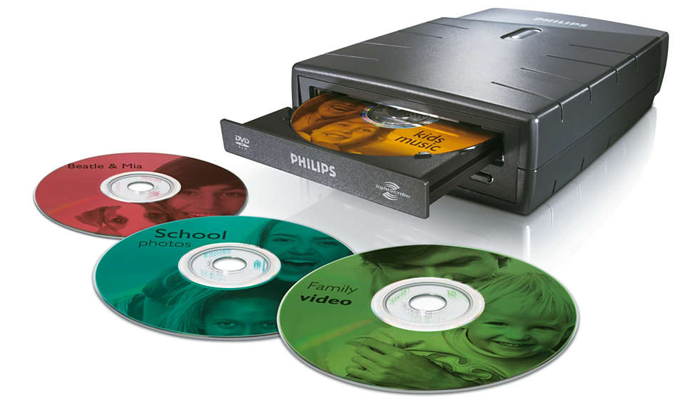 Graba y etiqueta tus DVD con una sola unidad