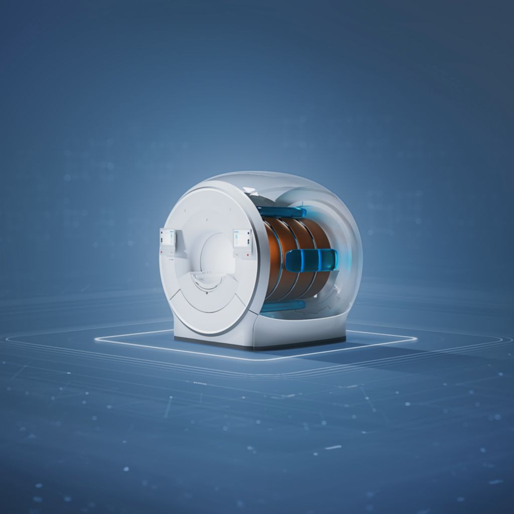 MR system showing BlueSeal magnet inside