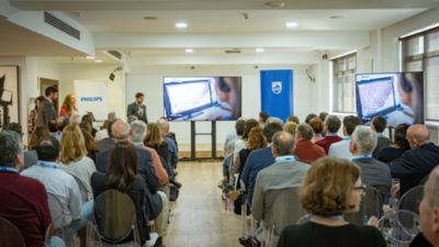 Healthcare professionals attending digital pathology expert meeting in Madrid