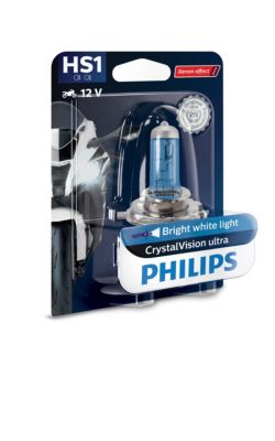 Ampoule H4 moto neuve Philips CrystalVision, homologuée - Équipement moto