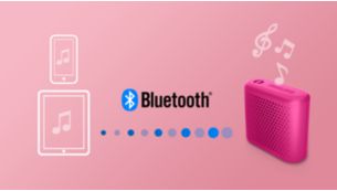 Wireless music streaming via Bluetooth