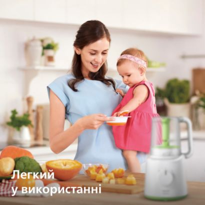 Здоровий спосіб приготування на парі й легке змішування