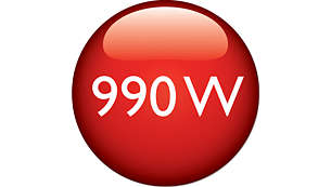 990 W di potenza