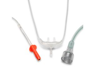Microstream™ Advance pediatric oral/nasal CO₂ sampling line with O₂ tubing, short term use Capnography supplies