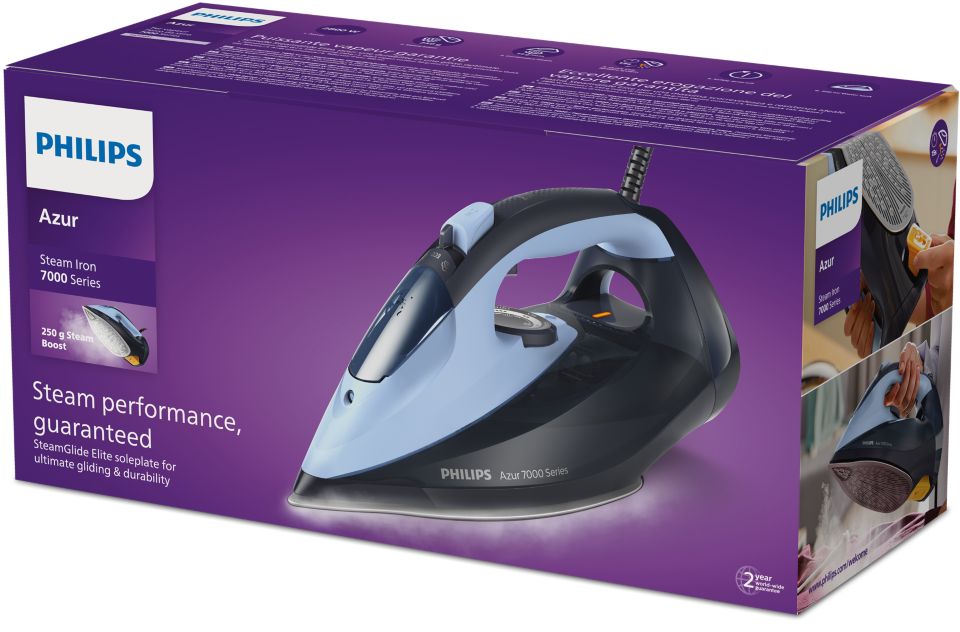 7000 Series HV Steam Iron Light/Dark Blue DST7041/20