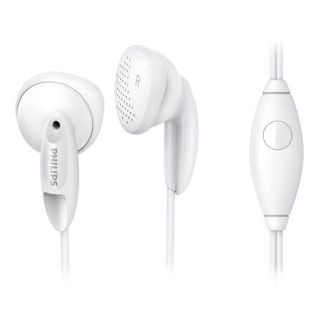 SHE1355WT/00  SHE1355WT Earbud headphones with mic