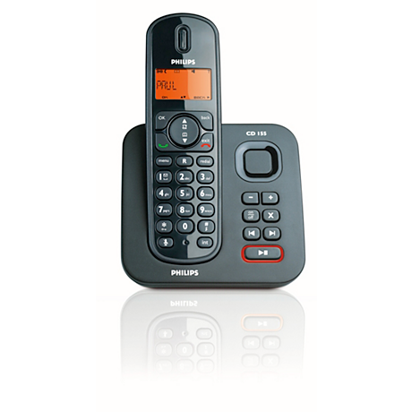CD1551B/05 Perfect sound Trådløs telefon med telefonsvarer