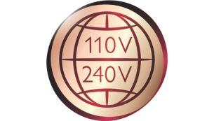 Bi-voltage pour une utilisation dans le monde entier