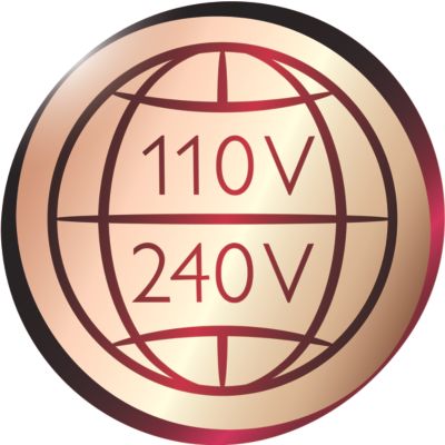 За две напрежения, за ползване навсякъде по света