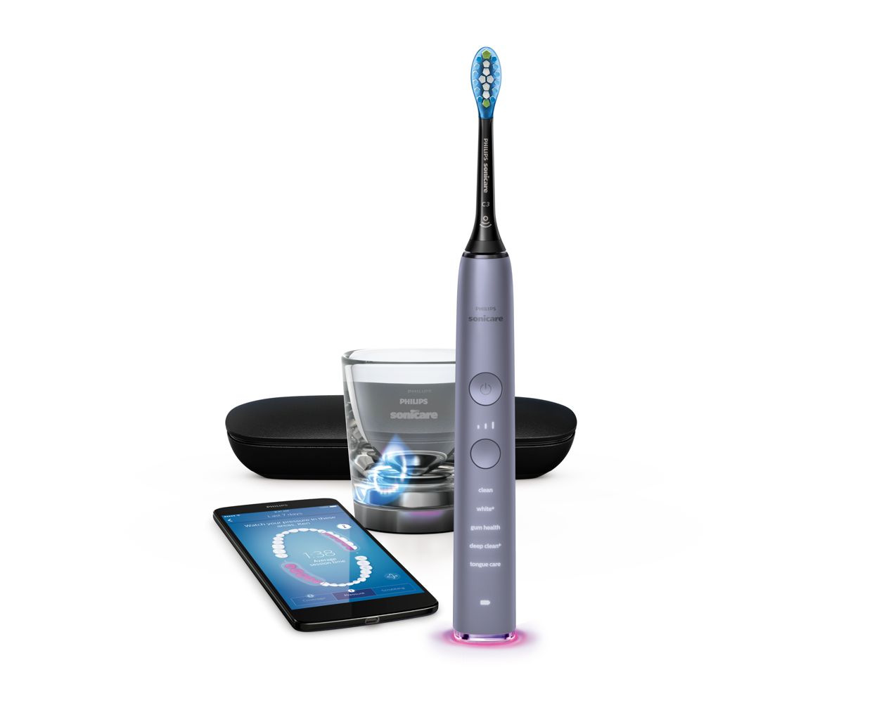 DiamondClean Smart 9300 Sonic electric toothbrush with app HX9903