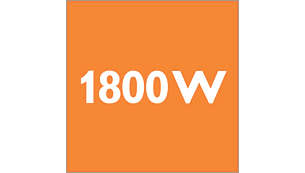 1800 Watt motor for high performance