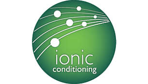 Ionic conditioning for shiny, healthy-looking hair