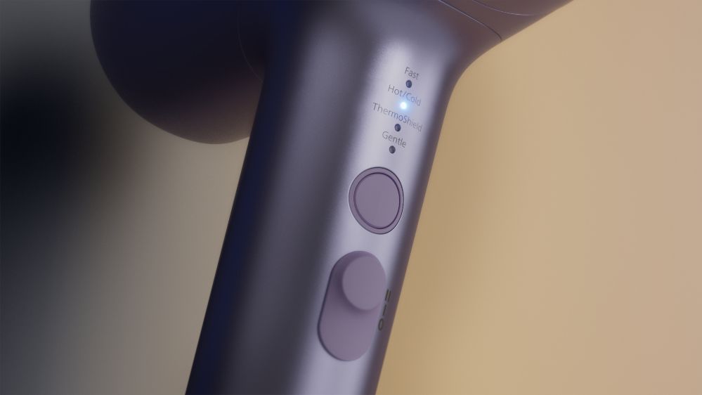 Adjustable heat and fan speed for any hair and style