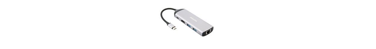 USB-C 3.0 集线器扩展到 5 端口迷你集线器