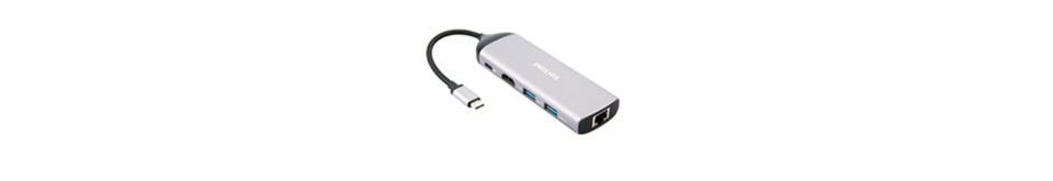 USB-C 3.0 集线器扩展到 5 端口迷你集线器