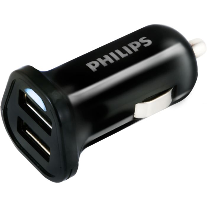 Your in-car dual charging solution